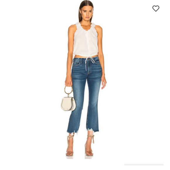 FRAME Le Crop Mini Boot Clappson Women’s Jeans Size 27 Style LCMB969